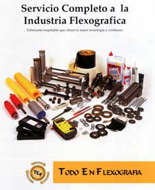 Product brochure in Spanish, Teflexo
